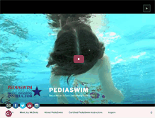Tablet Screenshot of pediaswim.com